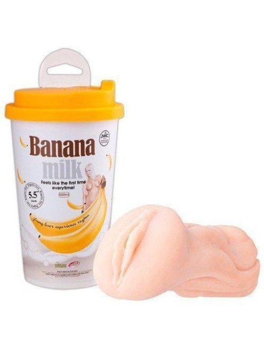 MASTURBATORE VAGINA "BANANA MILK" - CONFEZIONE DISCRETA MASTURBATORE VAGINA "BANANA MILK" - CONFEZIONE DISCRETA